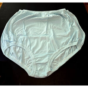 Vintage National Cotton panties Size 11 Light Blue NWOT